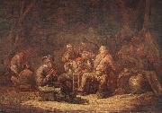 CUYP, Benjamin Gerritsz. Peasants in the Tavern oil on canvas